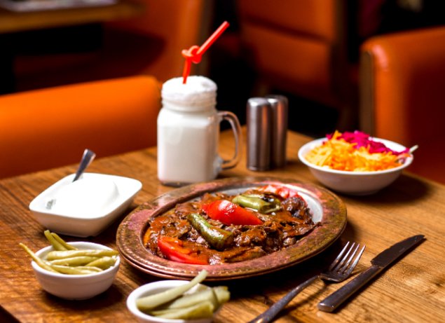 Fresh ingredients and plated favorites