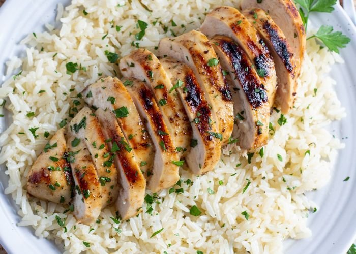 Char-Grilled Chicken & Rice