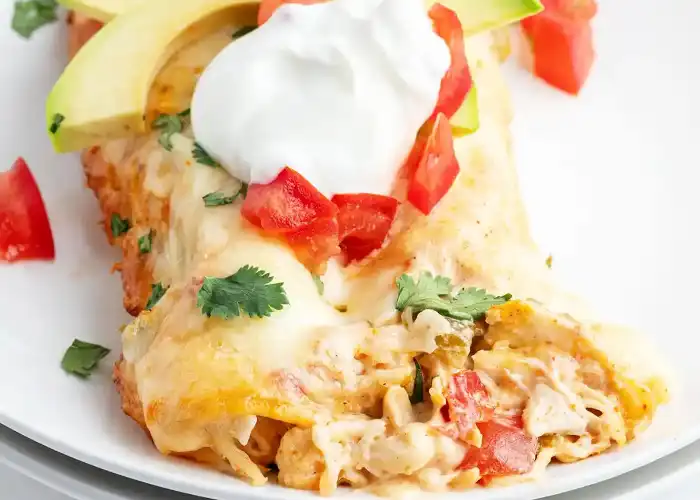 Chicken & Sour Cream Enchilada Platter