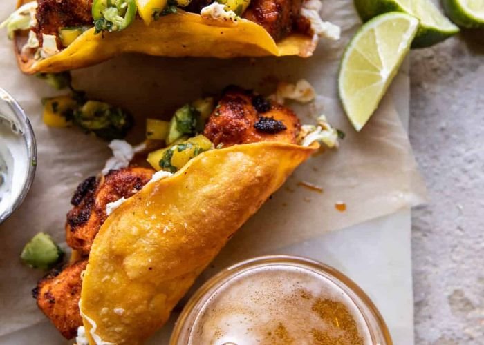 Grilled Salmon Taco
