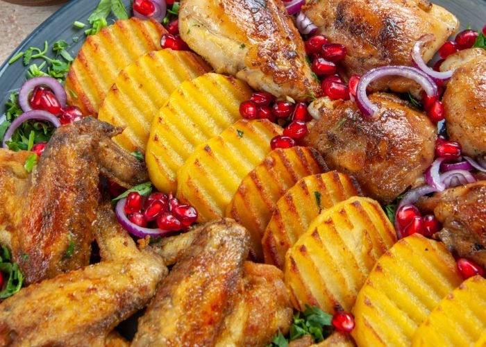 Grilled Chicken With Fries